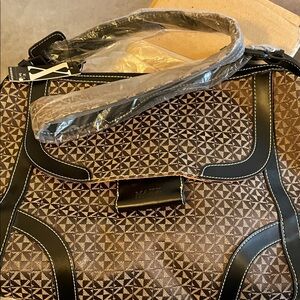Maxx New York Brown and Black Tote